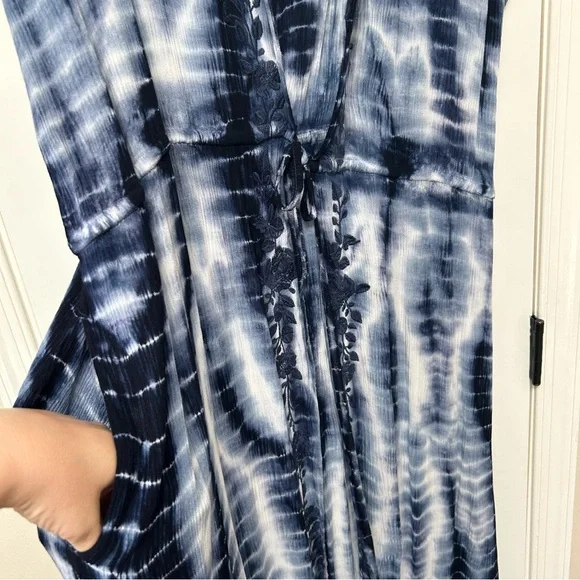 Torrid Blue Gauze Cover Up, 1X/2X Plus - Picture 15 of 15